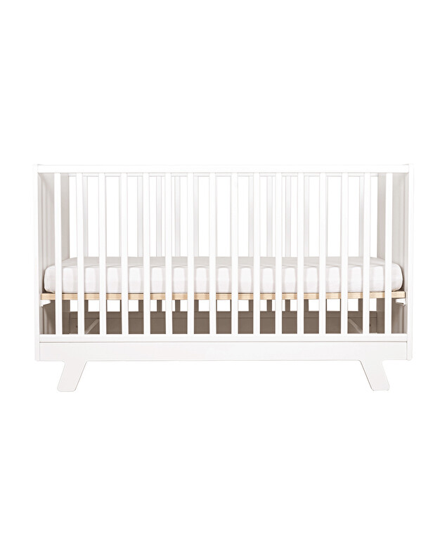 Lubin evolving bed 70x140 cm White  Natalys