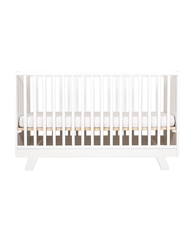 Lubin evolving bed 70x140 cm White  Natalys
