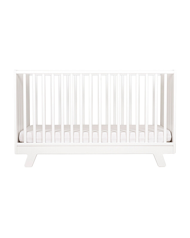 Lubin evolving bed 70x140 cm White  Natalys