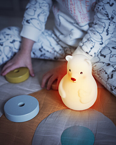 Lumicolor bear nightlight Colour detection  Pabobo