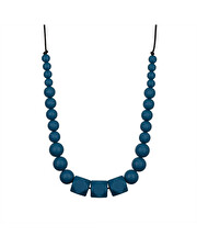 Peacock nursing necklace Blue colour Minty Wendy
