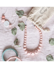 Constance nursing necklace Pearl pink  Minty Wendy