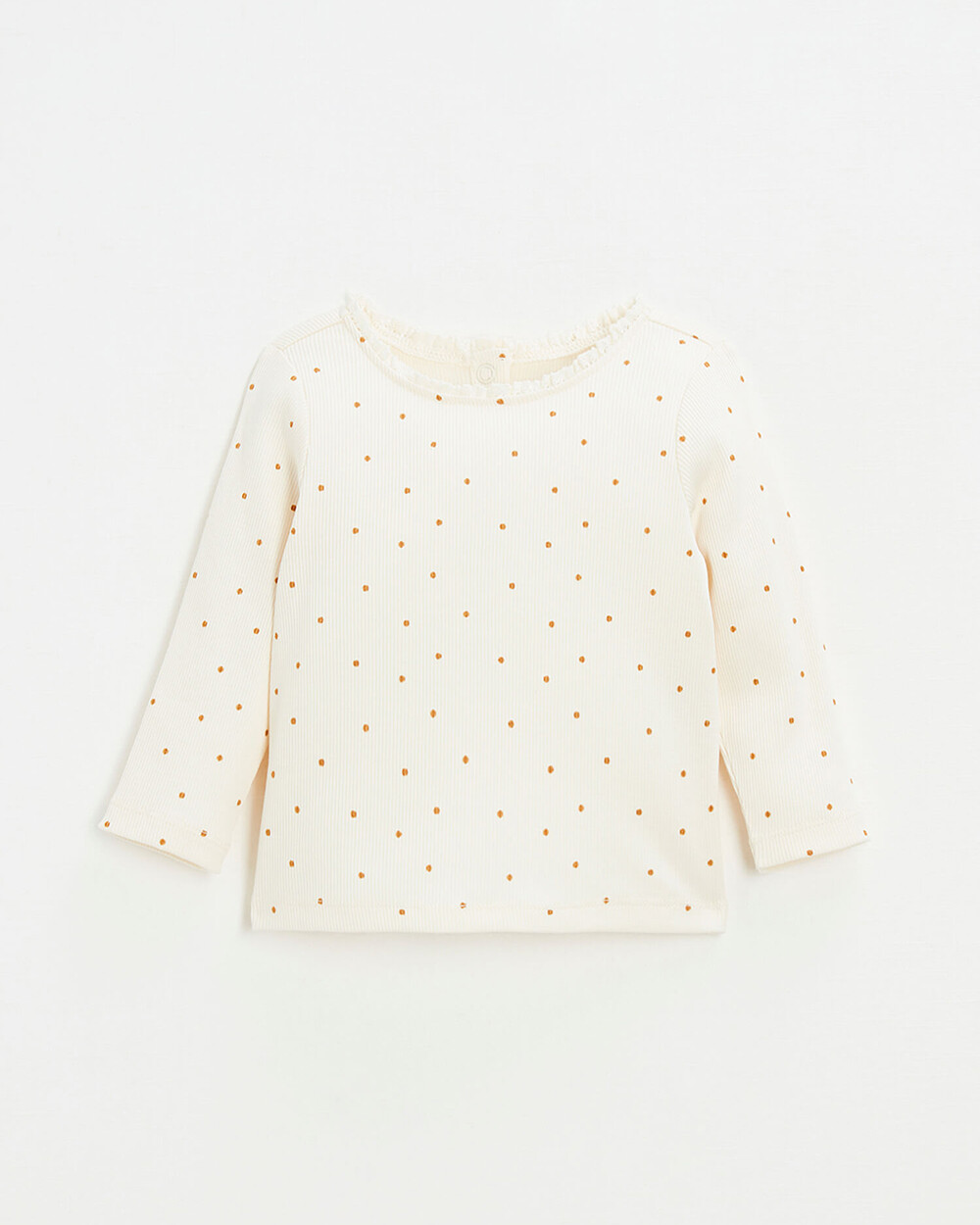 Polka dot print t-shirt Ecru color Natalys