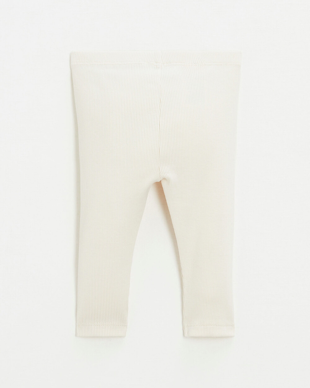 Cotton ribbed leggings Chalk color  Natalys