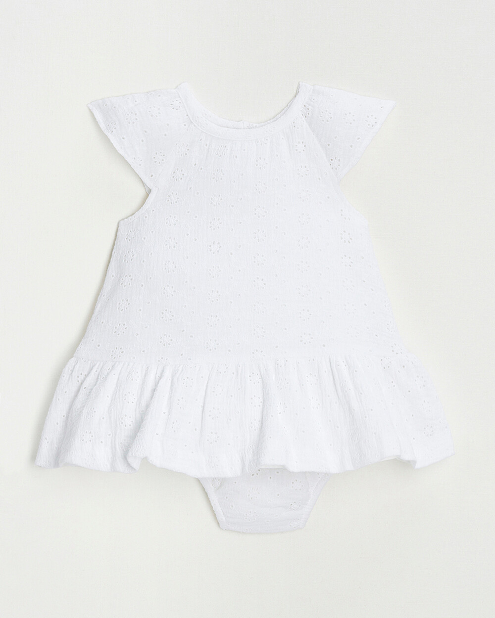 English embroidery dress Ecru color Natalys