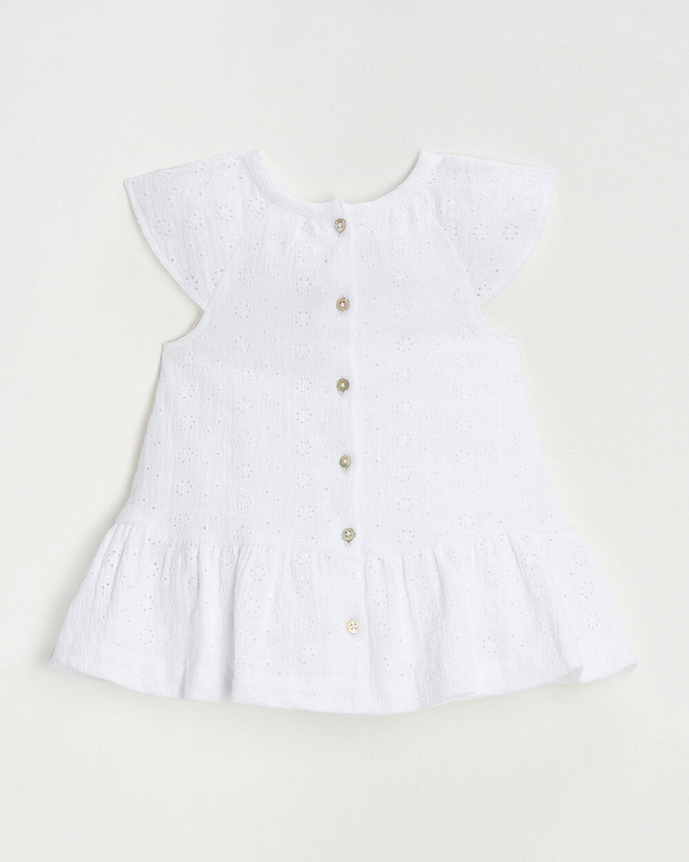 English embroidery dress Ecru color Natalys