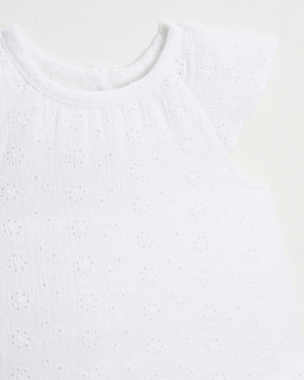English embroidery dress Ecru color Natalys
