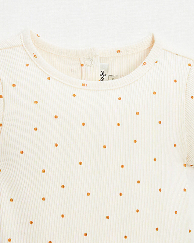 Short sleeve bodysuit Polka dot print  Natalys