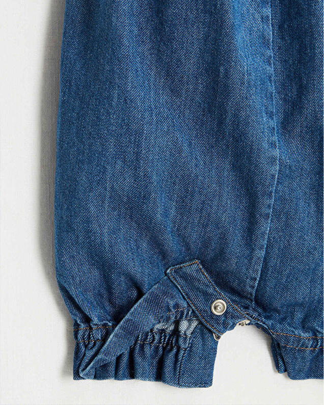 Short denim jumpsuit Blue color  Natalys