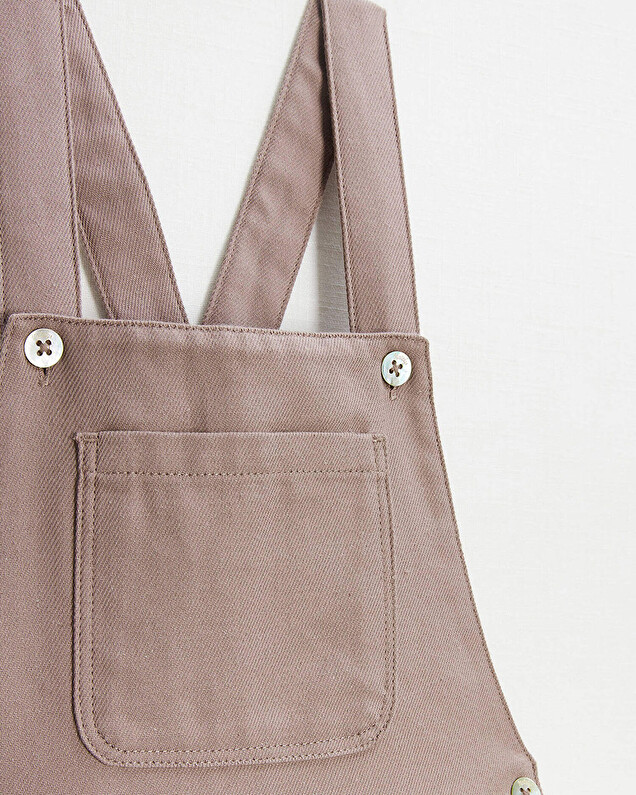 Twill overalls Pink color  Natalys