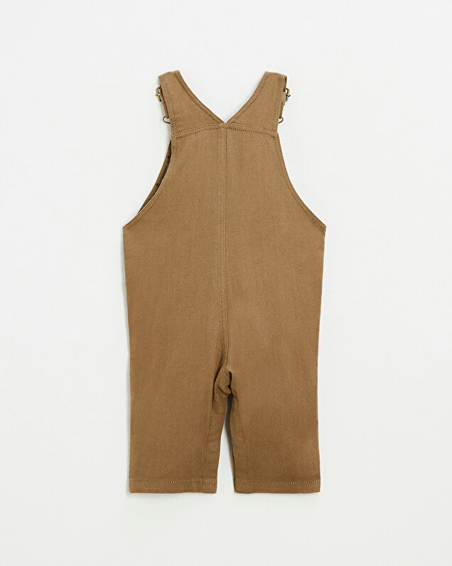 cotton canvas overalls Brown color  Natalys