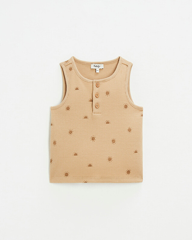 Cotton tank top Sun print  Natalys