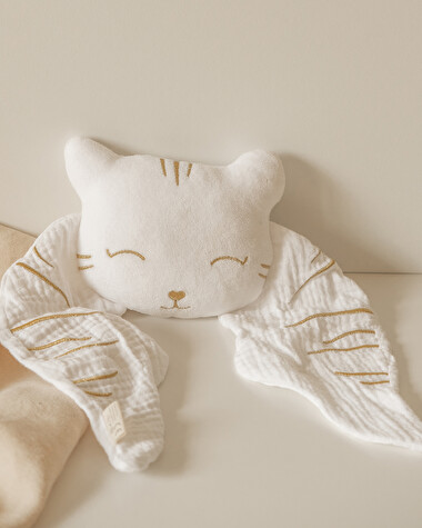 Tiger bola soft toy White  Ilado