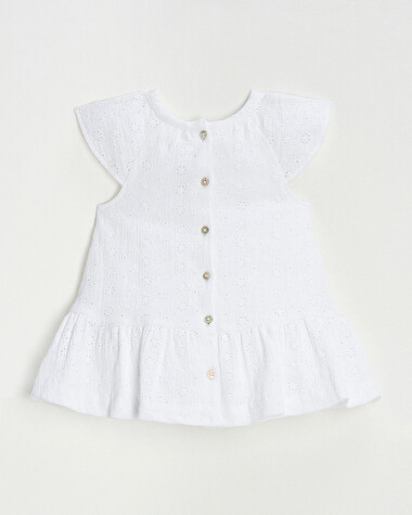 English embroidery dress Ecru color  Natalys