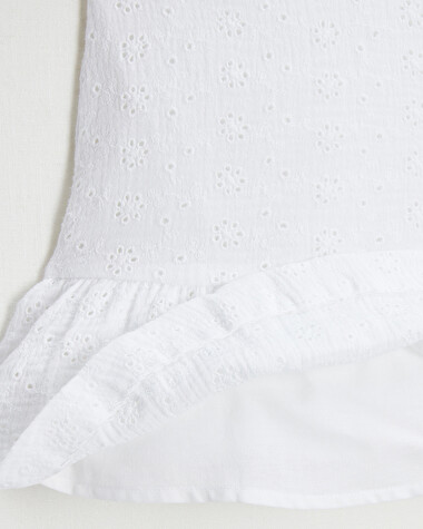 English embroidery dress Ecru color  Natalys