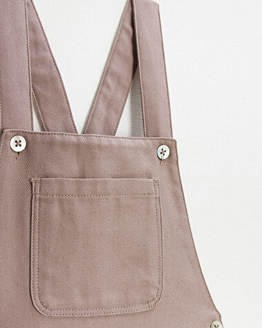 Twill overalls Pink color  Natalys