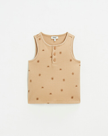 Cotton tank top Sun print  Natalys