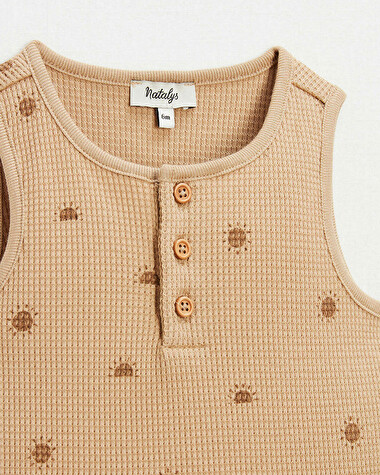Cotton tank top Sun print  Natalys