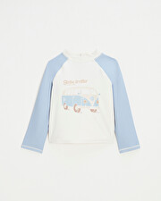 Anti-UV swim t-shirt Ecru color  Natalys