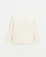 Polka dot print t-shirt Ecru color Natalys