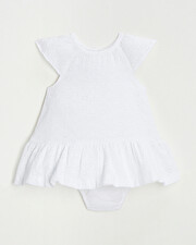 English embroidery dress Ecru color Natalys