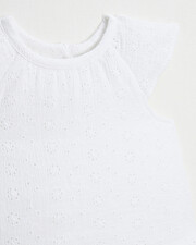 English embroidery dress Ecru color Natalys