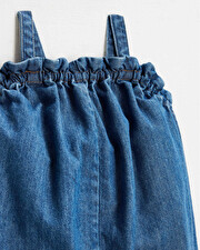Short denim jumpsuit Blue color Natalys