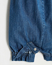 Short denim jumpsuit Blue color Natalys