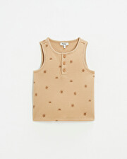 Cotton tank top Sun print  Natalys