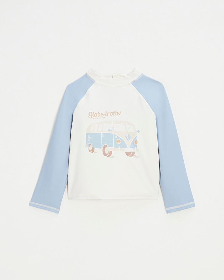 Anti-UV swim t-shirt Ecru color  Natalys