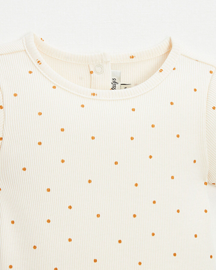 Short sleeve bodysuit Polka dot print  Natalys