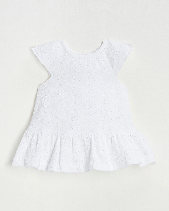 English embroidery dress Ecru color Natalys