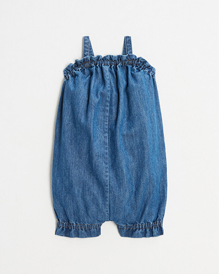Short denim jumpsuit Blue color Natalys