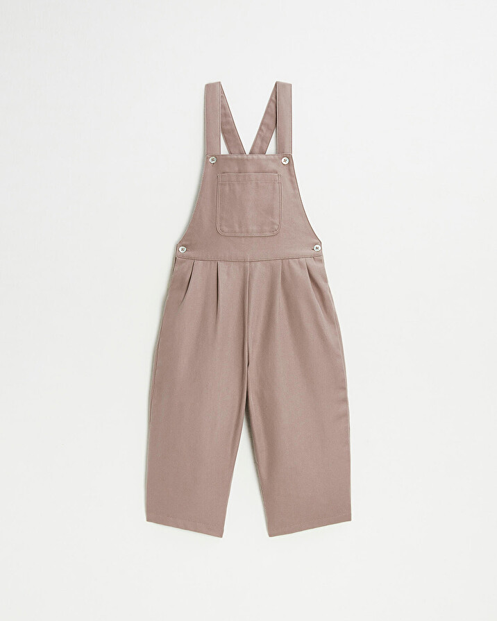Twill overalls Pink color Natalys