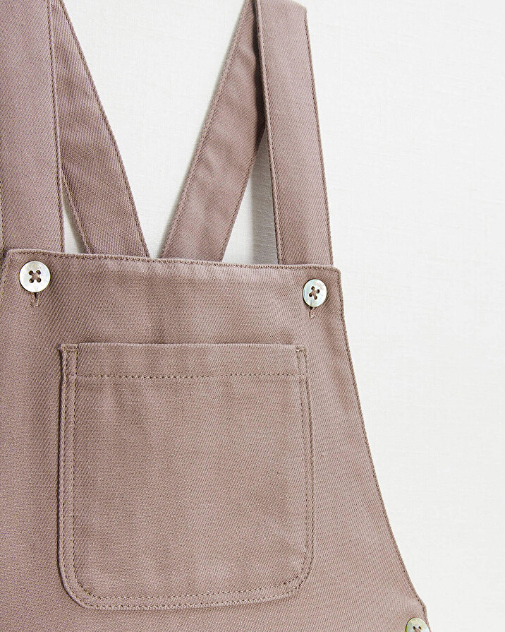 Twill overalls Pink color Natalys