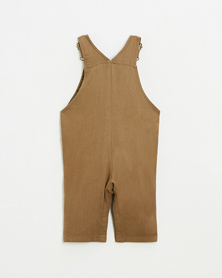 cotton canvas overalls Brown color  Natalys