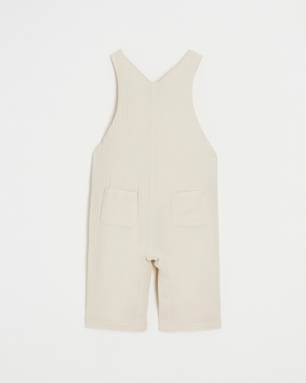 cotton gauze overalls Beige color  Natalys