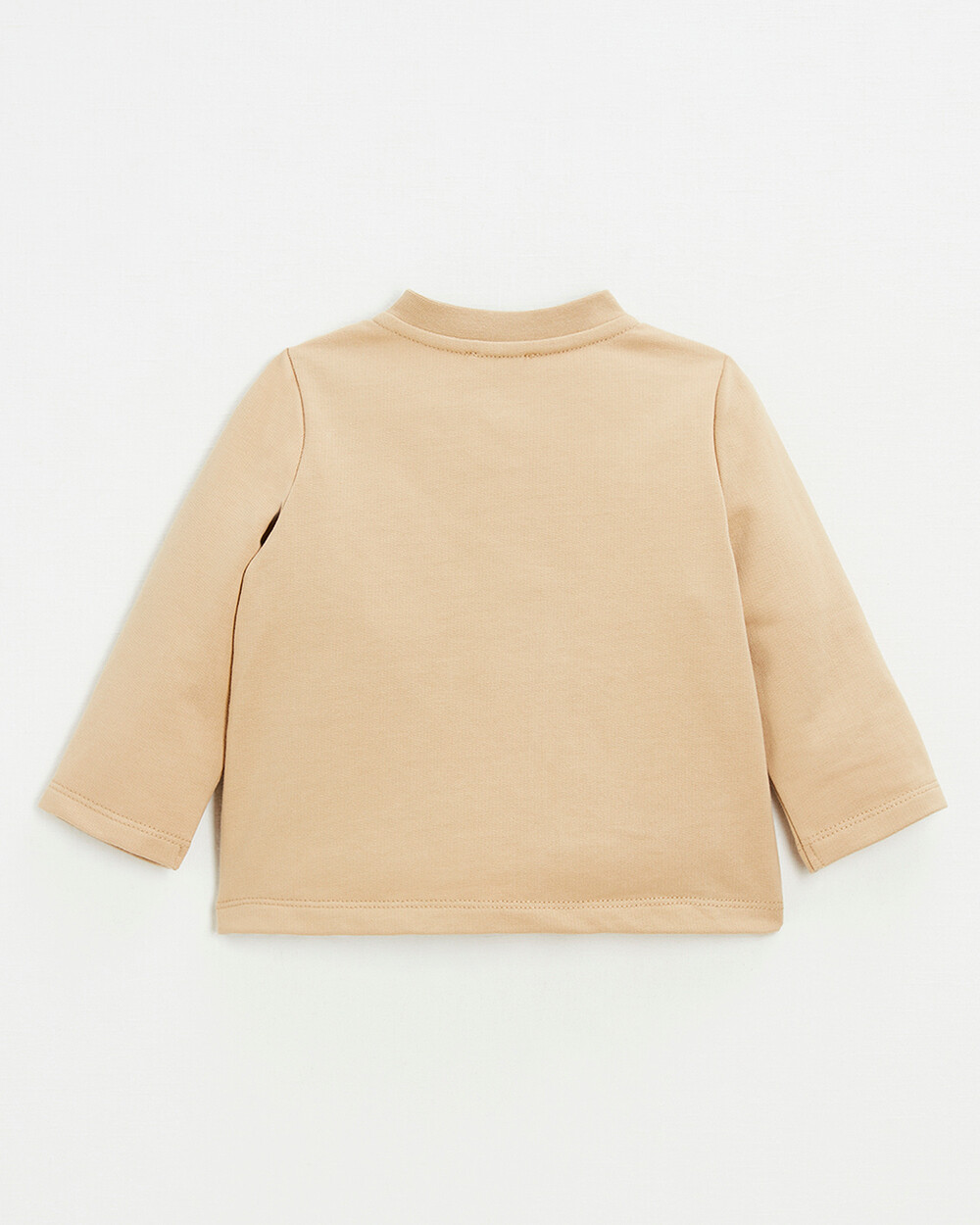Embroidered fleece vest Camel color Natalys