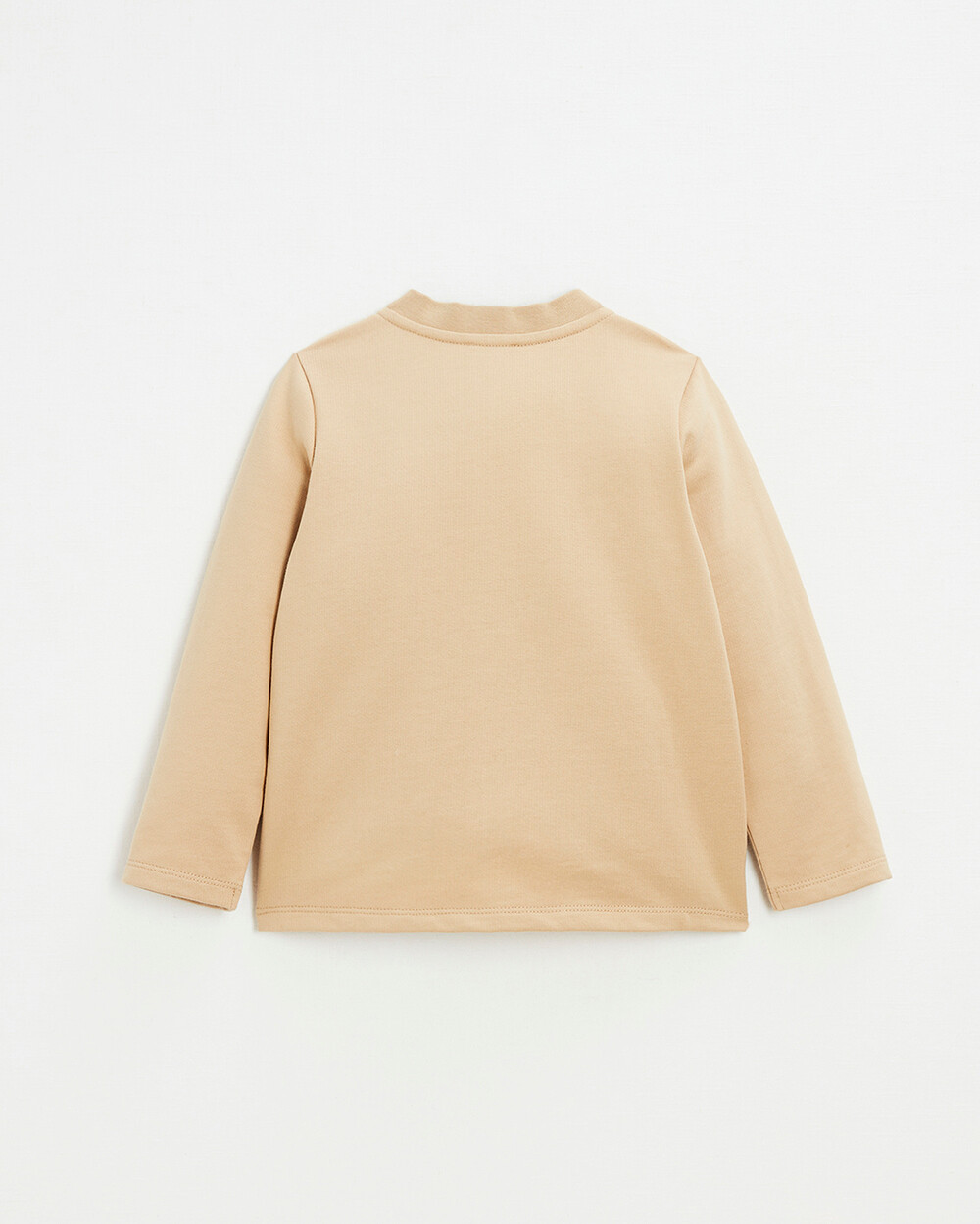 Embroidered fleece vest Camel color Natalys