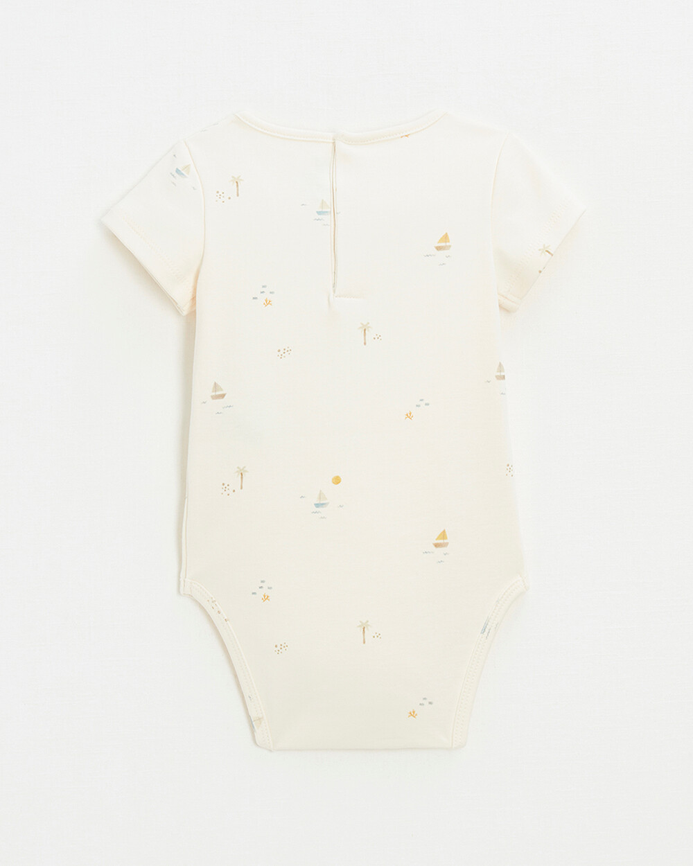 Short sleeve bodysuit Marine print  Natalys