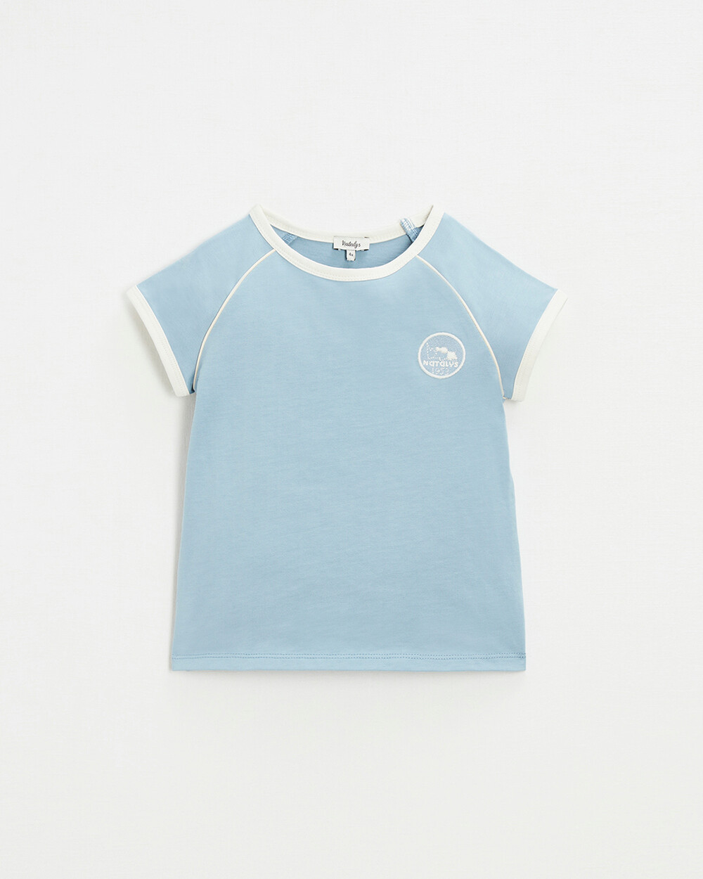 Short sleeve t-shirt Blue grey color  Natalys