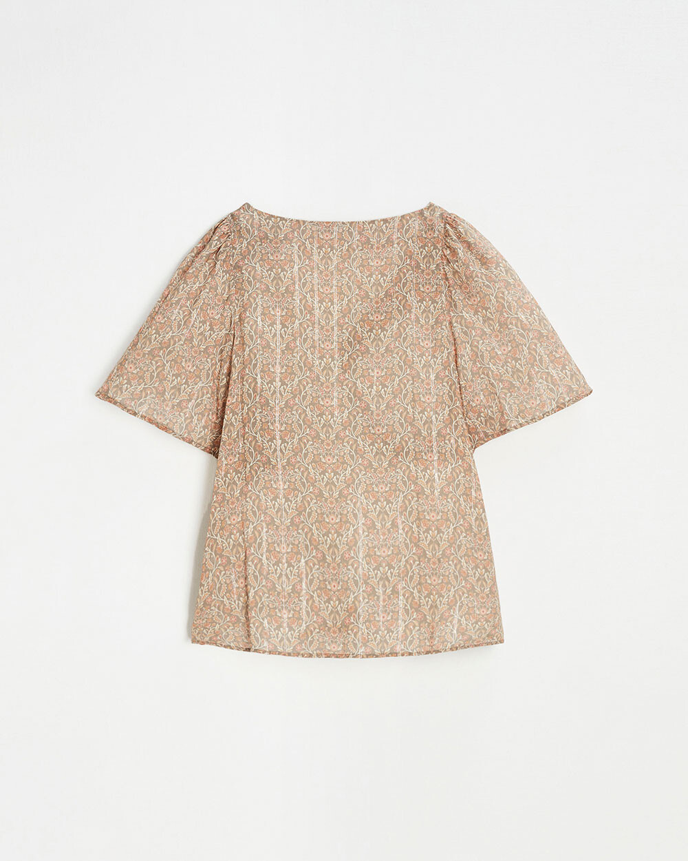 Short sleeve blouse Flower print  Natalys