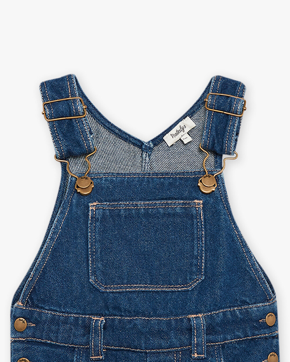 Short denim overalls Blue denim  Natalys