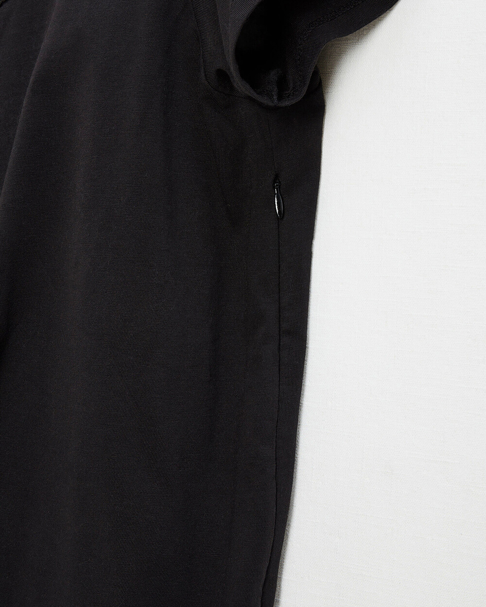 Black lace-finish t-shirt Black color  Natalys