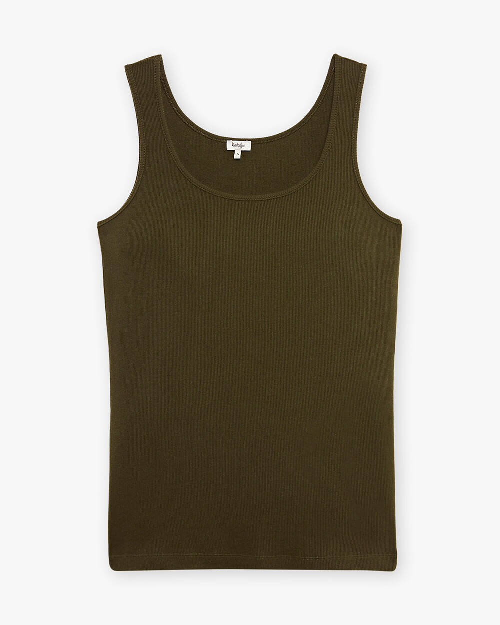 Khaki tank top Khaki color  Natalys