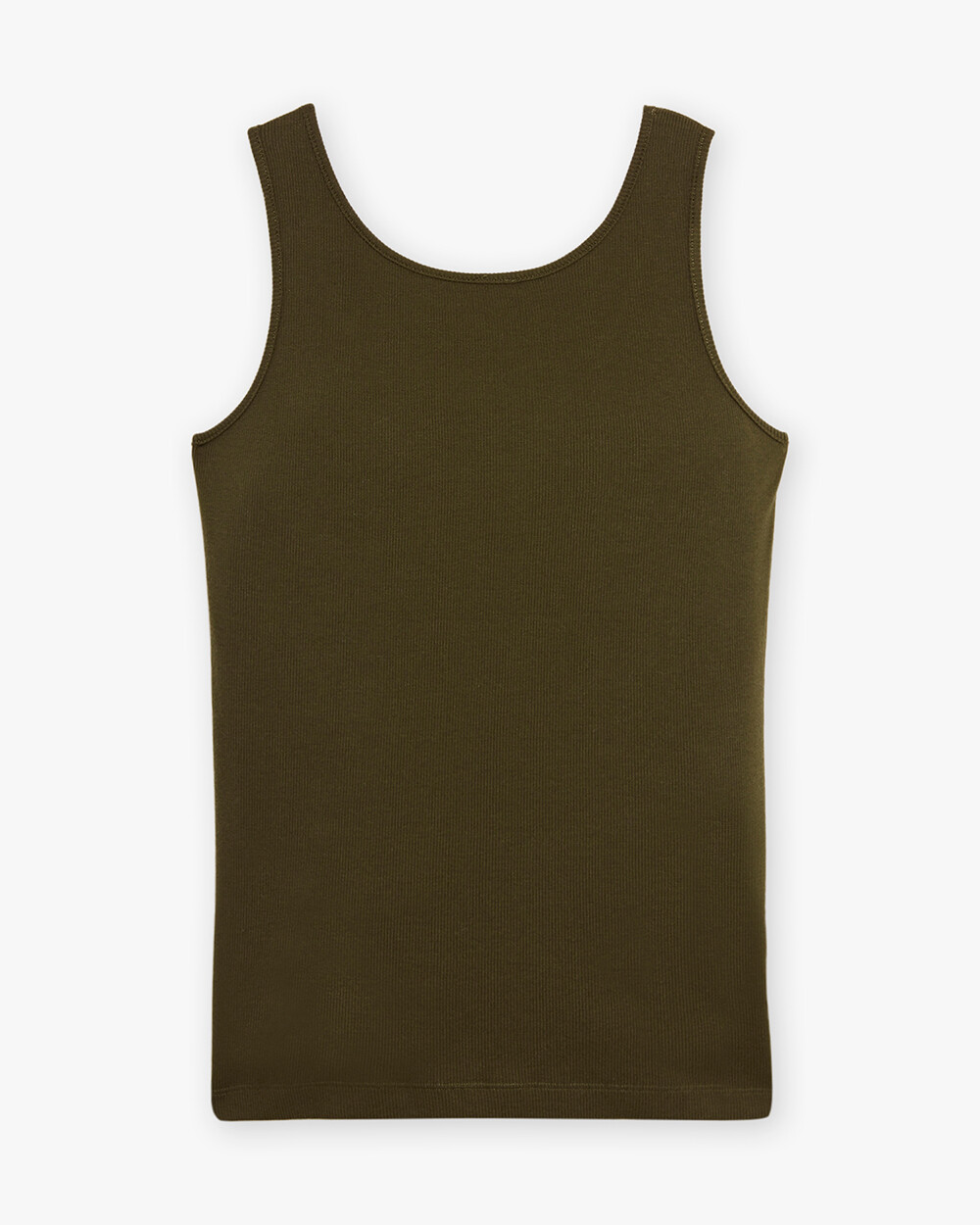 Khaki tank top Khaki color  Natalys