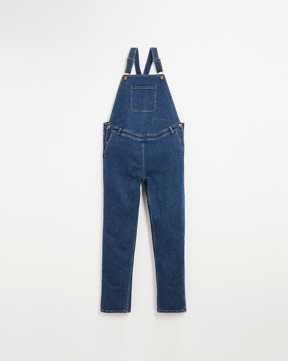 Mom-to-be denim overalls Blue denim Natalys