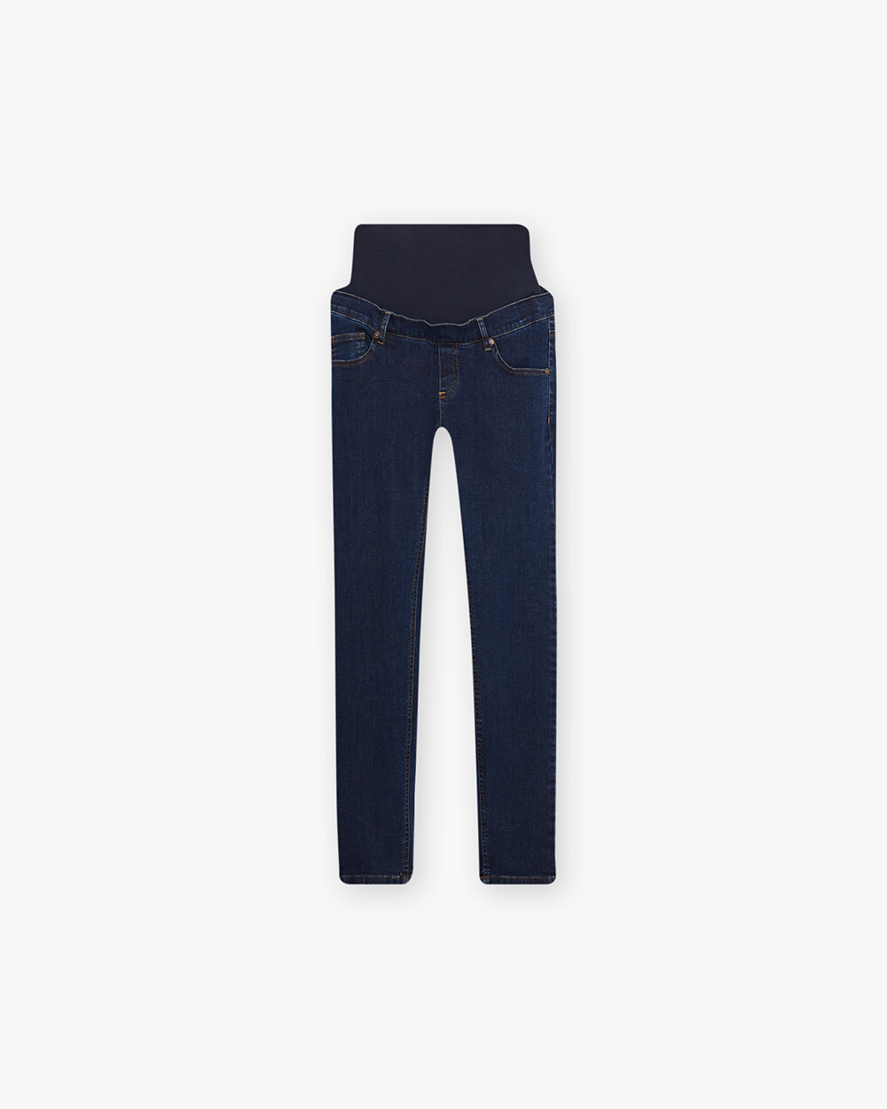 High-waisted slim maternity jeans Blue denim  Natalys