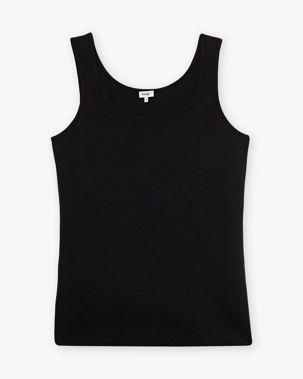 Black tank top Black color Natalys