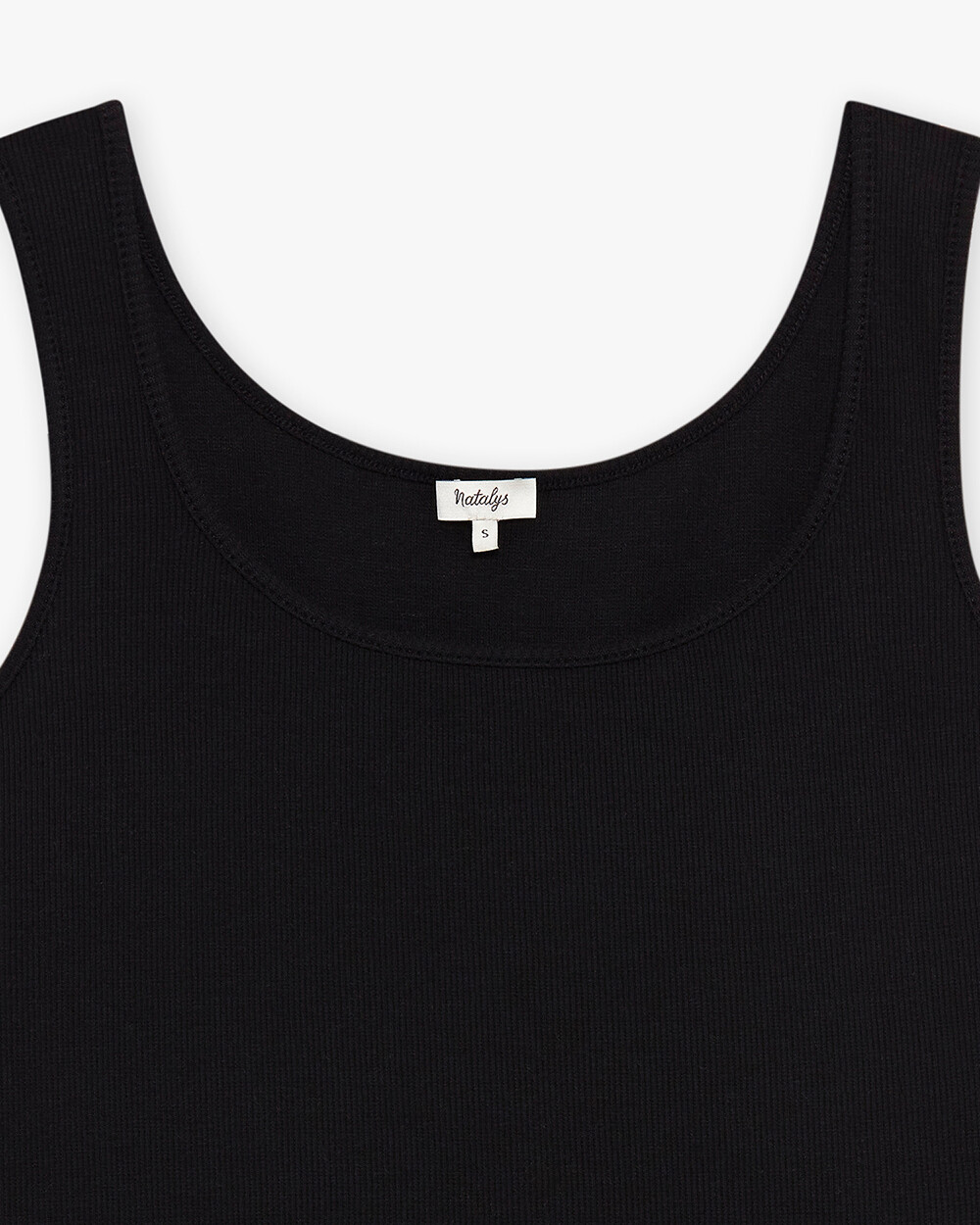 Black tank top Black color Natalys